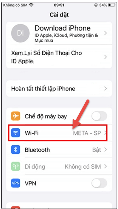 Cách xem mật khẩu WiFi trên iPhone